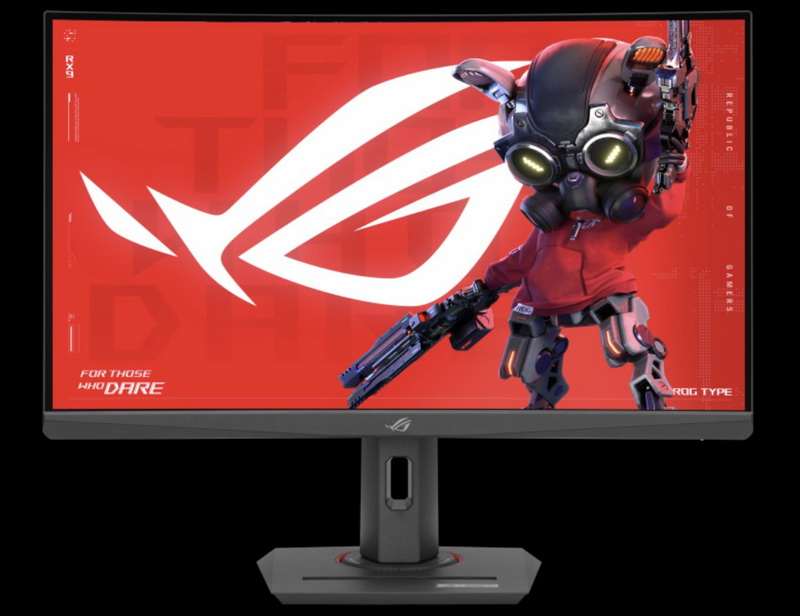 Asus представила игровой 27-дюймовый изогнутый монитор ROG Strix XG27WCS с 1440p и 180 Гц