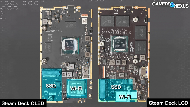 Разборка Steam Deck OLED показала полную переработку её схемотехники