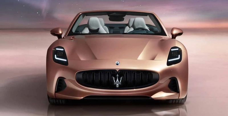 Представлен роскошный кабриолет Maserati GranCabrio Folgore — три электромотора и 2,8 с до сотни