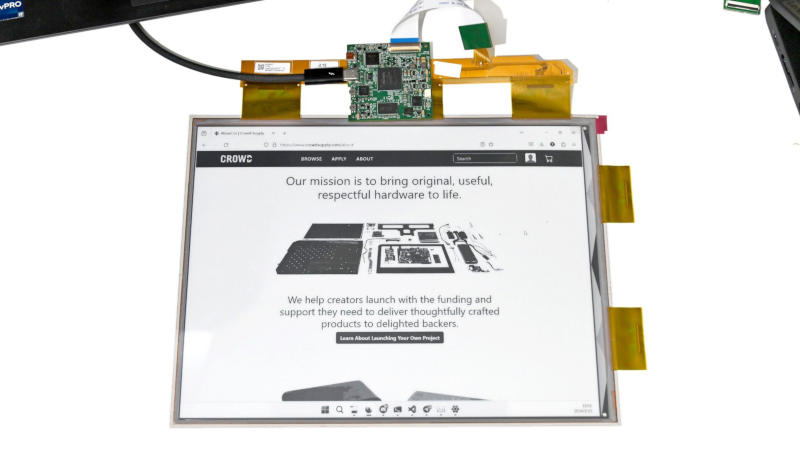 Представлен идеальный монитор для работы — Modos Paper с экраном E-ink и частотой обновления 60 Гц