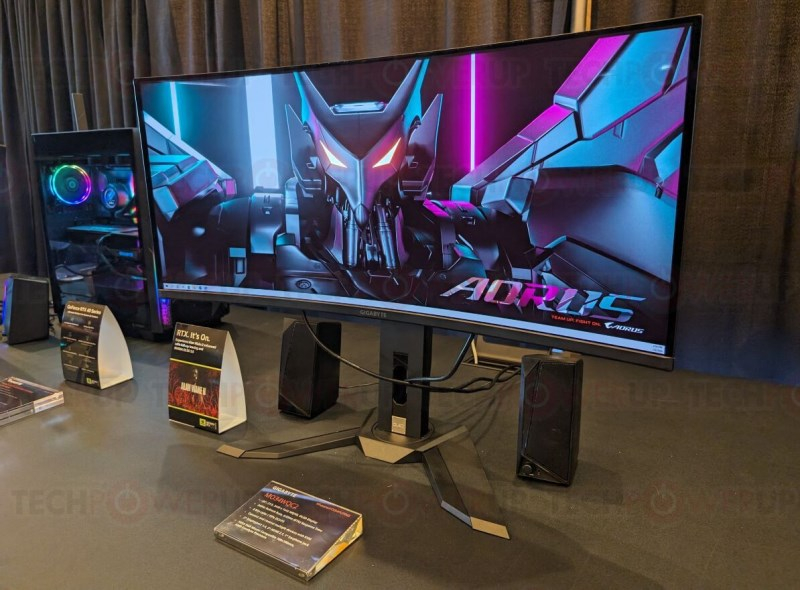 Gigabyte анонсировала игровые OLED-мониторы Aorus, включая огромные FO48U и CO49DQ