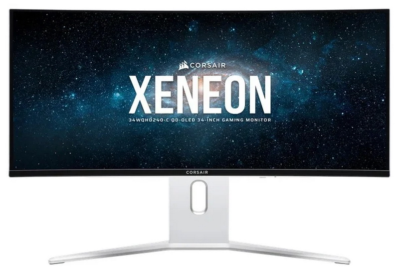 Corsair представила геймерский монитор Xeneon 34WQHD240-C — 34 дюйма, QD-OLED и 240 Гц